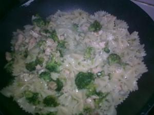 Mašličky s brokolicí a kuřecím masem