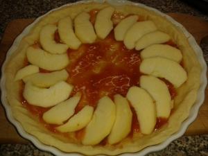 Jablečný koláč s kaki