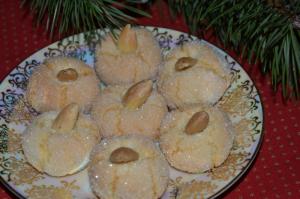 Amaretti sardi - sardské mandlové pečivo