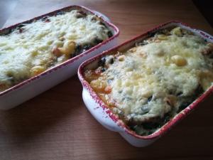 Gnocchi s lososem a špenátem