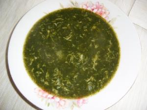 Špenátová polévka 
