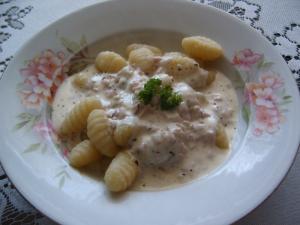 Gnocchi se smetanou